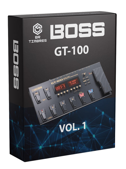 Tones, Effects and Patches for BOSS GT-100 Pedalboard Presets Vol. 1