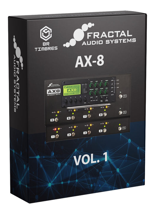 Tones, Effects and Patches for FRACTAL AX8 Pedalboard Presets Vol. 1