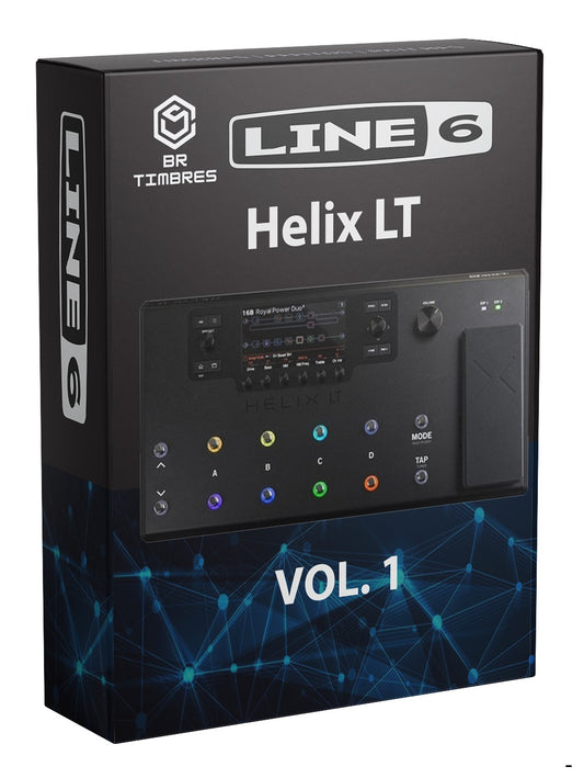 Tones, Effects and Patches for LINE 6 POD HELIX LT Pedalboard Presets Vol. 1