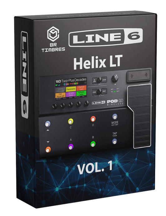 Tones, Effects and Patches for LINE 6 POD GO Pedalboard Presets Vol. 1