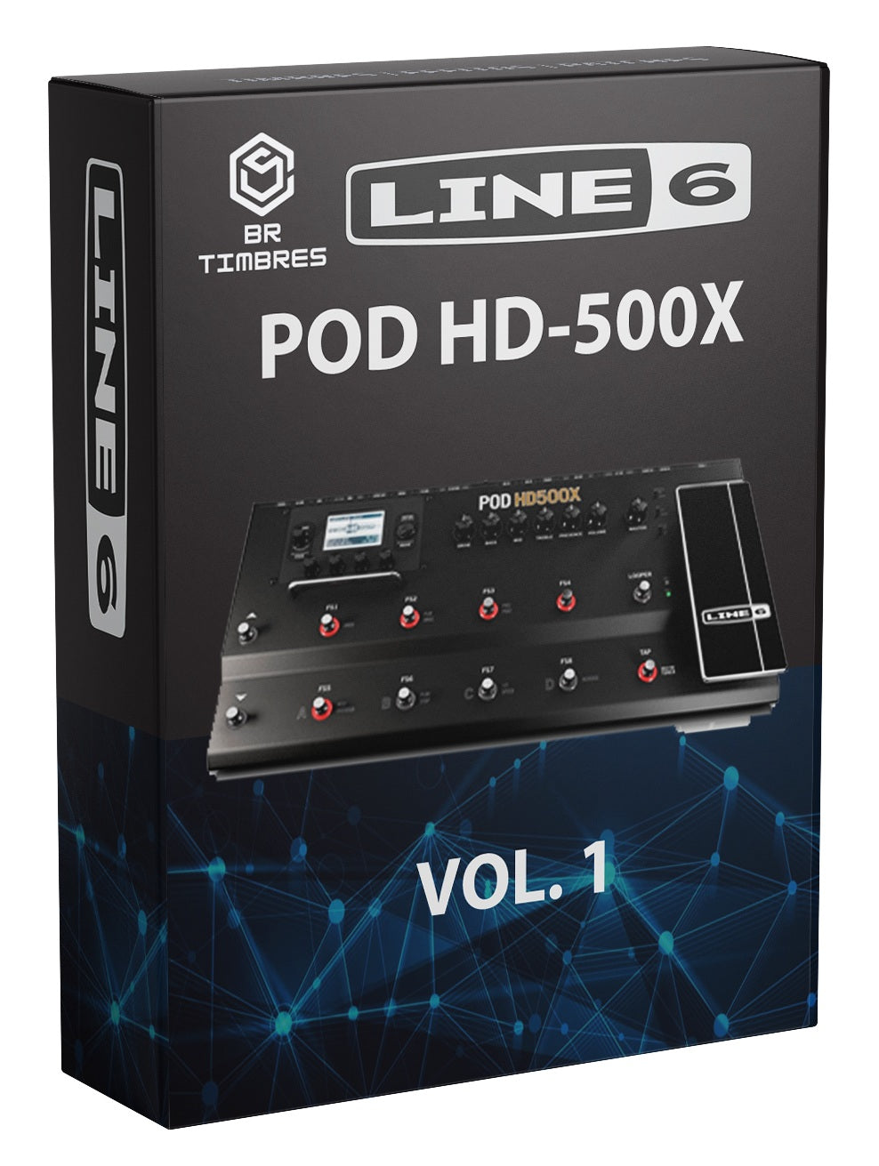 Tones, Effects and Patches for LINE 6 POD HD500, HD500X Pedalboard Presets Vol. 1