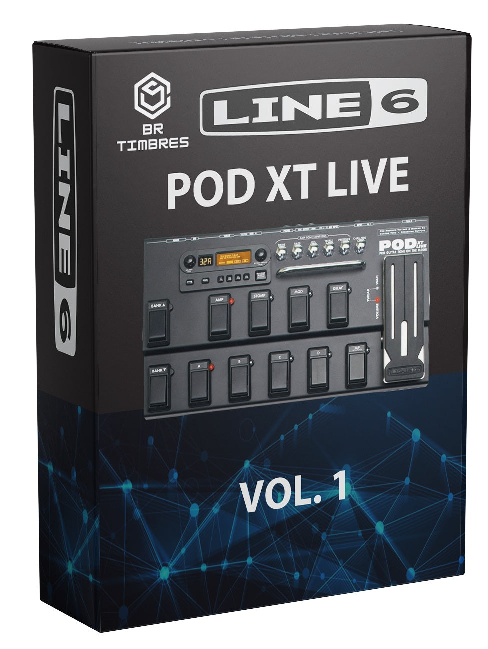 Tones, Effects and Patches for LINE 6 POD XT LIVE Pedalboard Presets Vol. 1