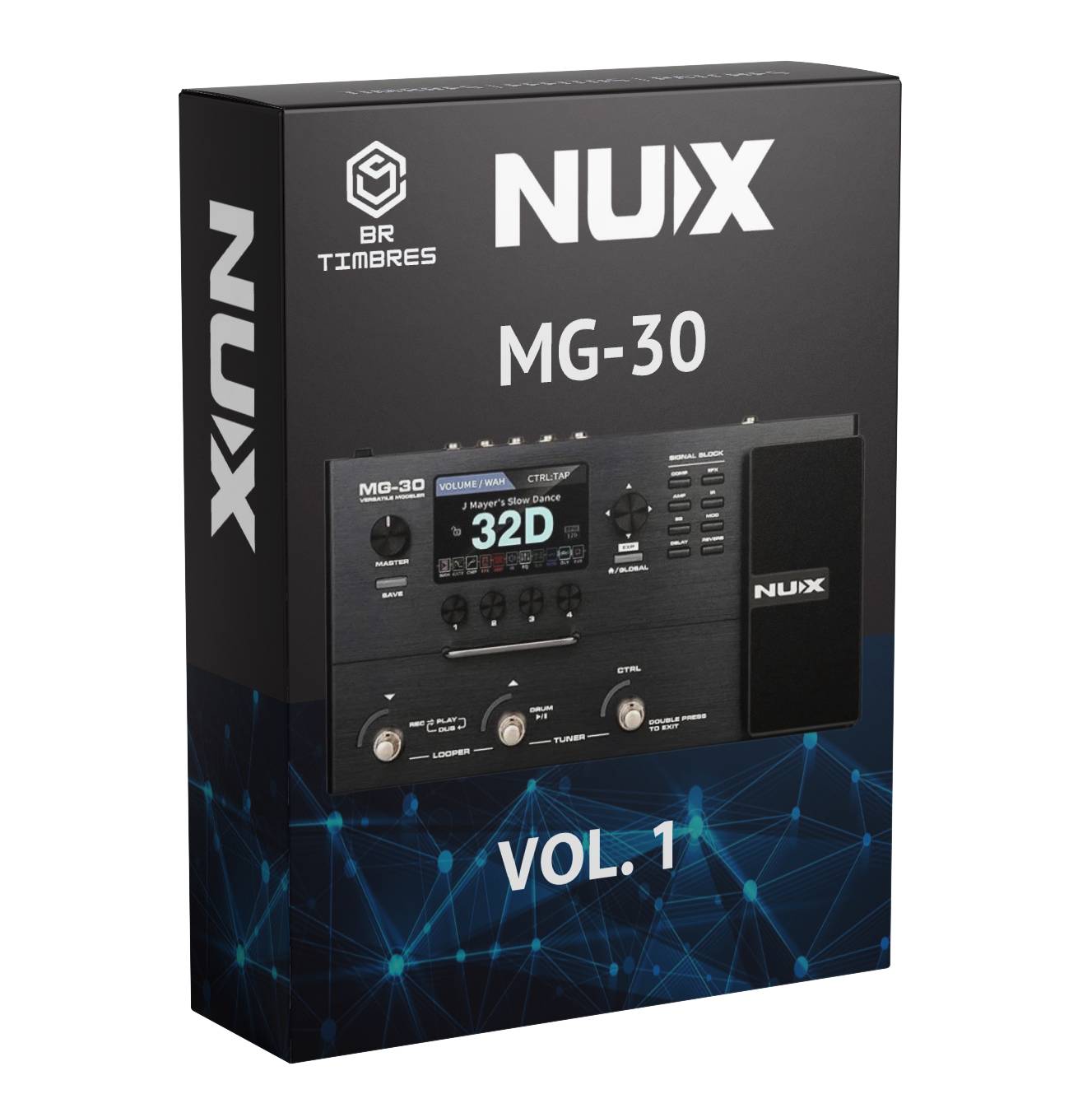 Tones, Effects and Patches for NUX MG-30 Pedalboard Presets Vol. 1