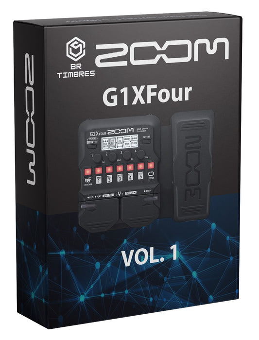 Tones, Effects and Patches for ZOOM G1FOUR, G1XFOUR Pedalboard Presets Vol. 1