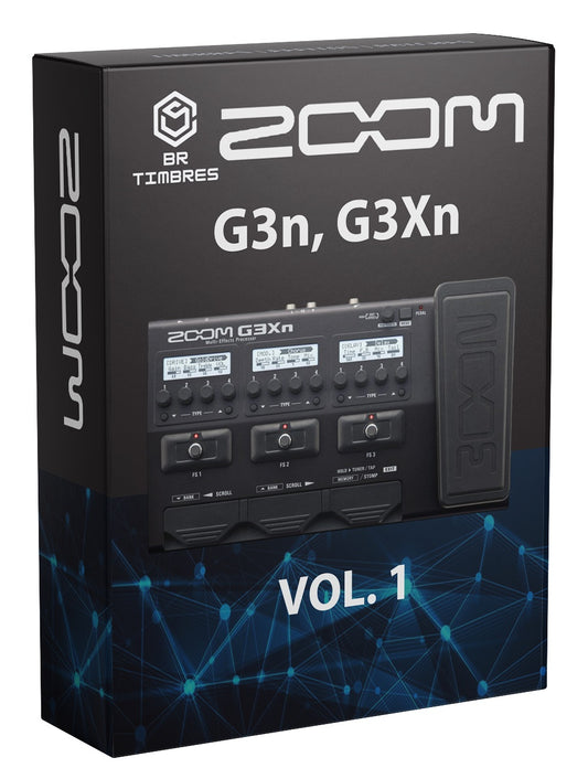 Tones, Effects and Patches for ZOOM G3N, G3Xn Pedalboard Presets Vol. 1