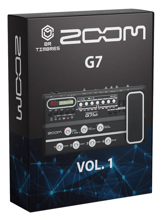 Tones, Effects and Patches for ZOOM G7ut Pedalboard Presets Vol. 1