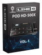 Tones, Effects and Patches for LINE 6 POD HD500, HD500X Pedalboard Presets Vol. 1