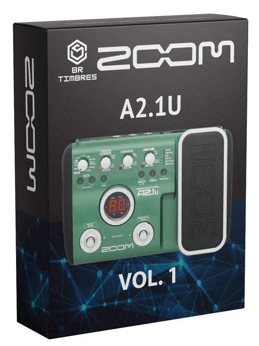 Tones, Effects and Patches for ZOOM A2.1U Pedalboard Presets Vol. 1